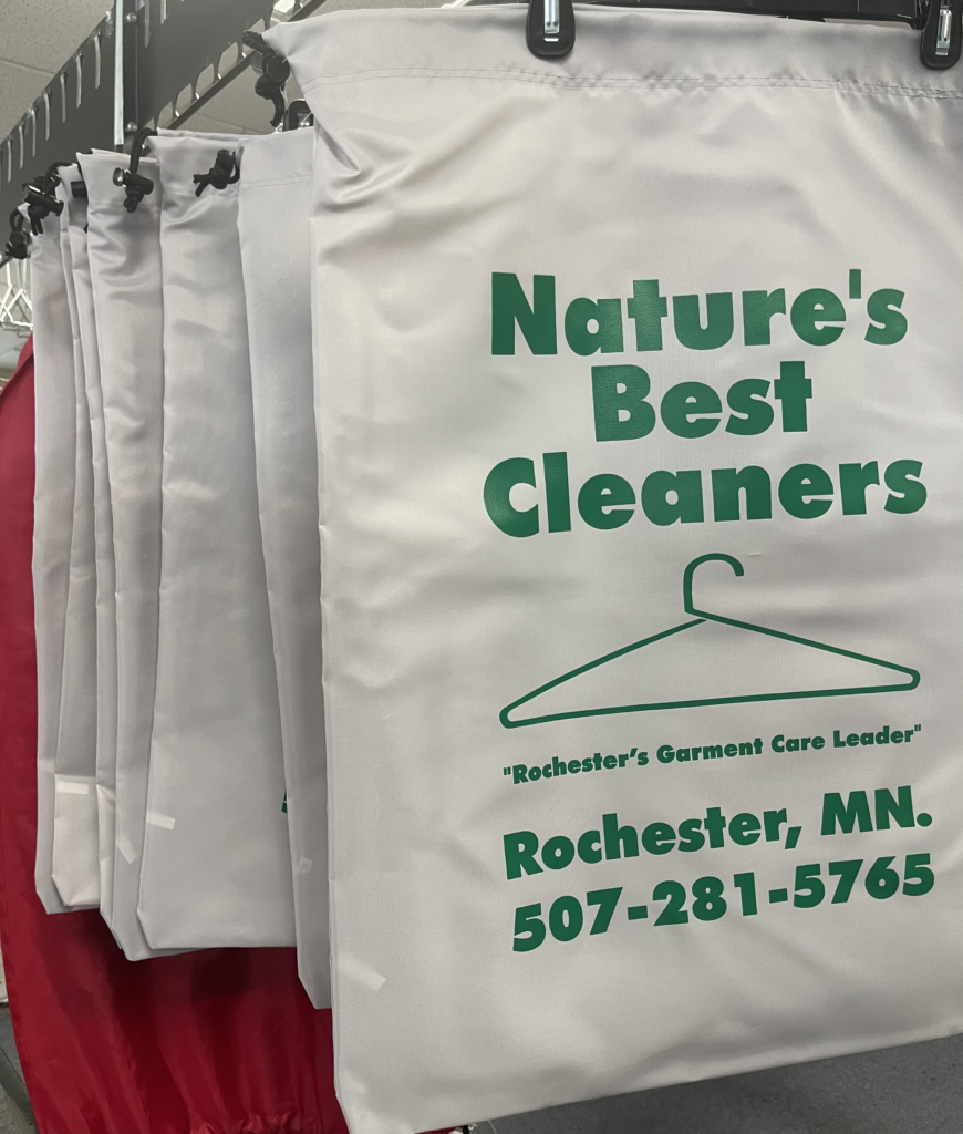 Image of Nature's Best Cleaners white aundry bags